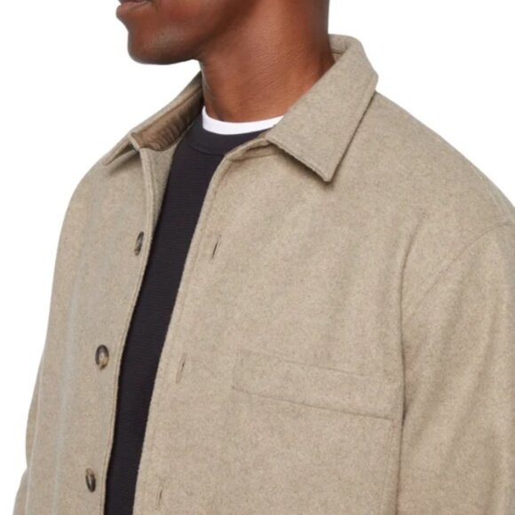 NWT Banana Republic Men's Heritage Shirt Jacket, Tan - Picture 5 of 12